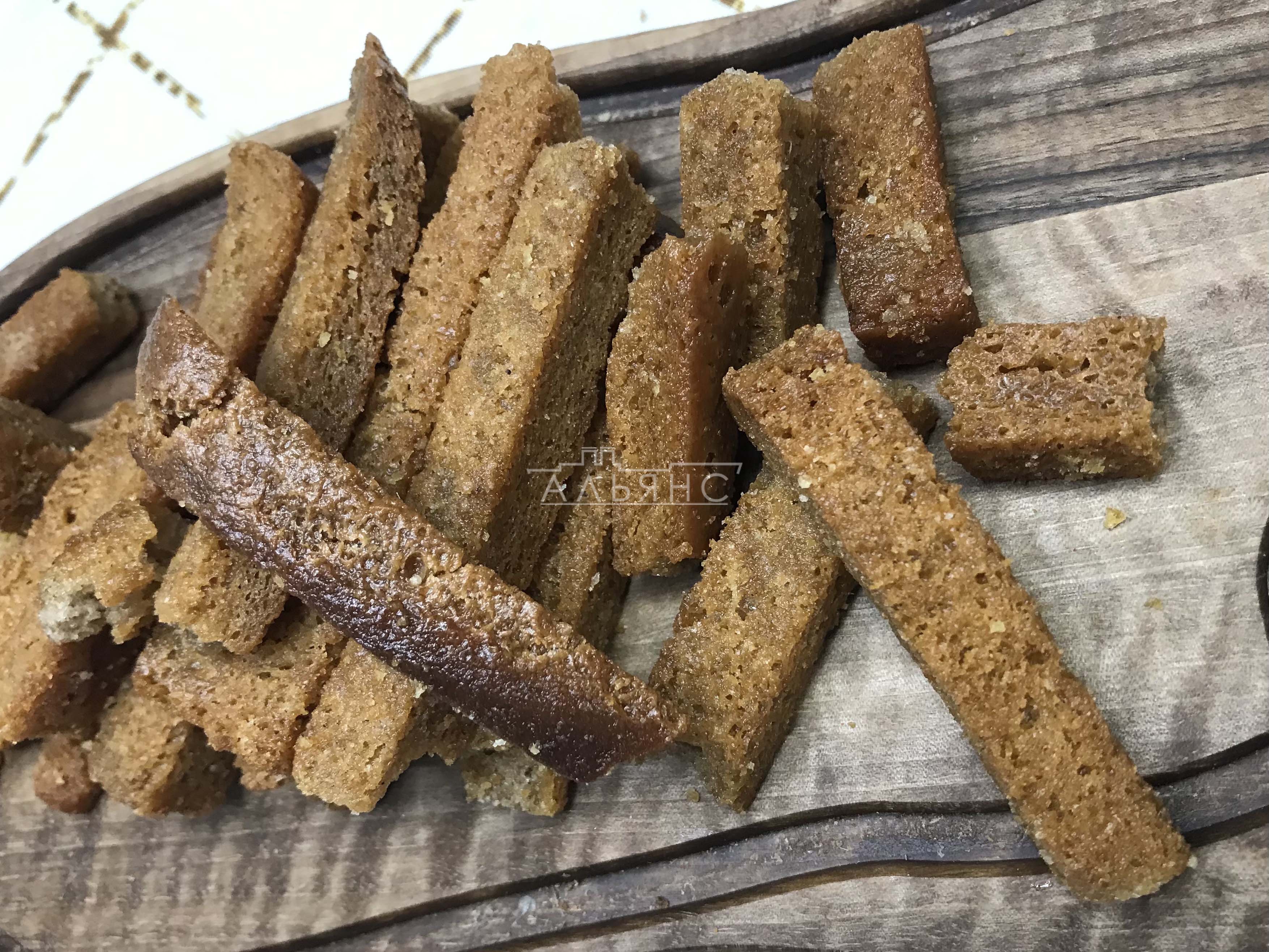 Деревенские гренки с чесноком в Зеленограде