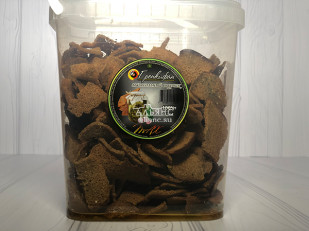 Вяленое мясо: Ведро Ржаные гренки с малосольным огурчиком