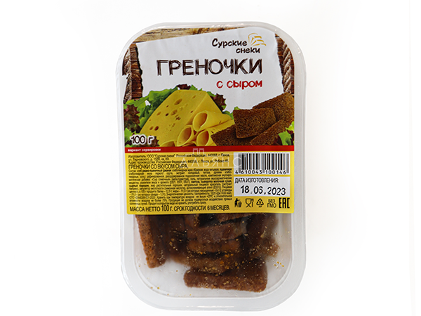 Сурские гренки со вкусом Сыра (100 гр) в Зеленограде
