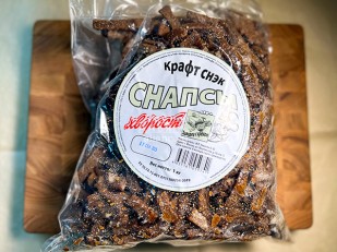 Рыбные снеки: Снапсы хворост 