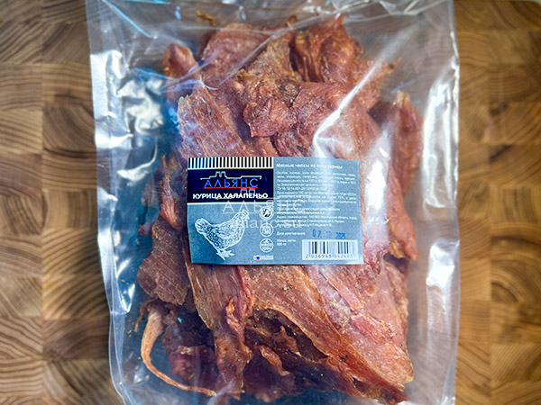 Мясо (АЛЬЯНС) вяленое курица 500гр "С халапеньо" в Зеленограде