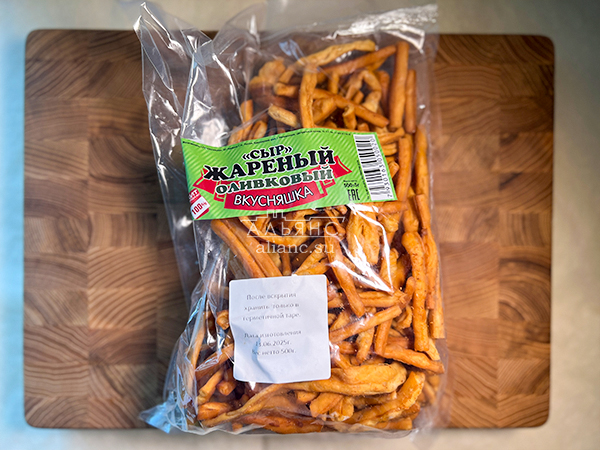 Жареный сыр "ВКУСНЯШКА" (Оливковый) 500гр. в Зеленограде