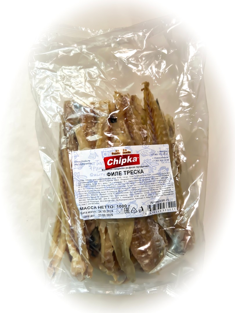 Треска филе (Chipka) 1кг в Зеленограде