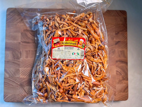Нитка ЖАРЕНАЯ "Тайский перец" Oktobersnack 1 кг (сырный продукт) в Зеленограде