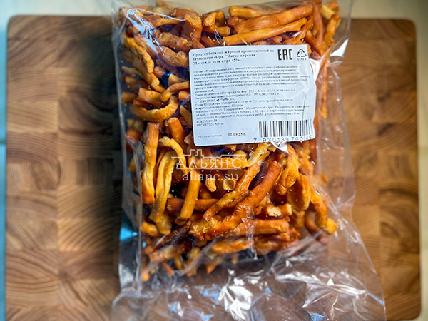 Нитка ЖАРЕНАЯ  Oktobersnack1 кг (сырный продукт) в Зеленограде