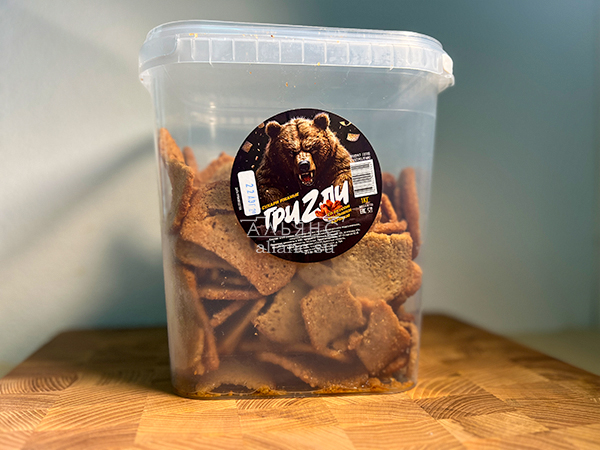 Ведро Ржаные гренки со вкусом Крылышки Барбекю (1 кг) в Зеленограде