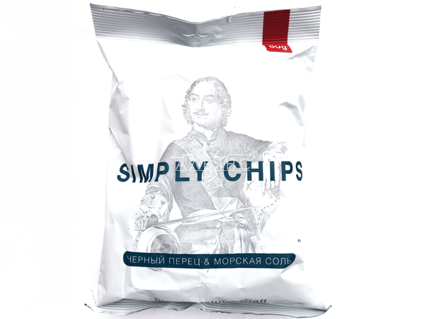 Картофельные чипсы "Simple chips" Морская соль и черный перец 80 гр. в Зеленограде