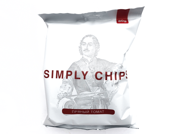 Картофельные чипсы "Simple chips" Пряный томат 80 гр. в Зеленограде